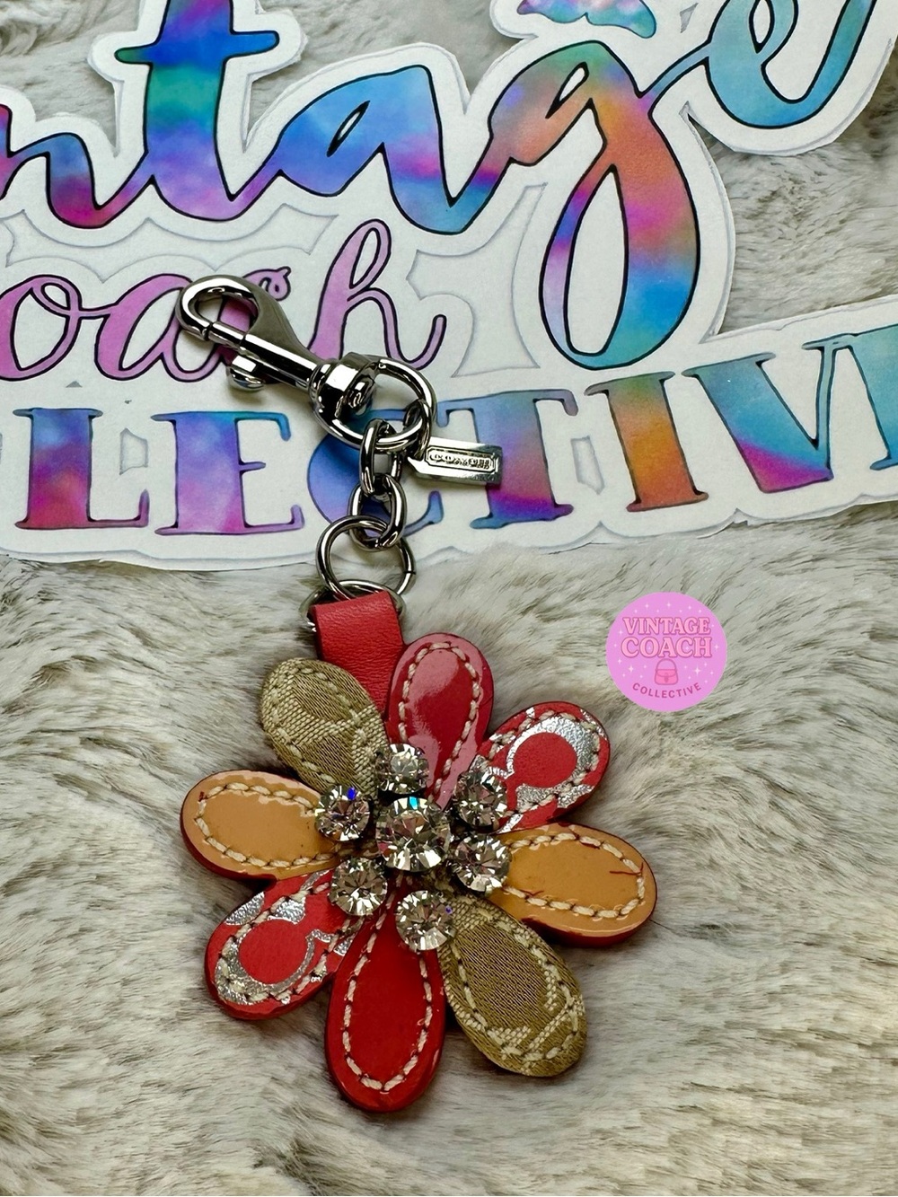 Coach daisy patchwork diamond